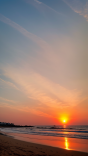 红日在海边苒苒升起图片高清风景手机壁纸